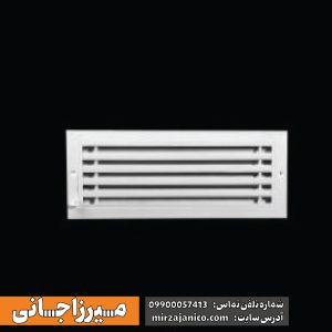 دریچه اسلوت طرح دیواری با دمپر