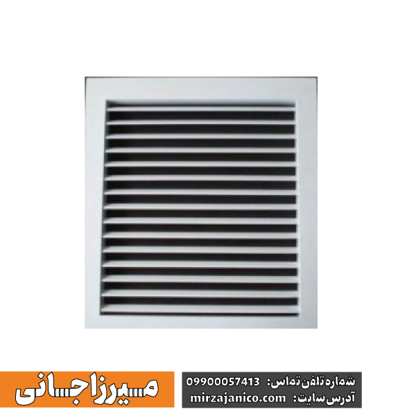 دریچه اگزاست هوای چهارگوش مشبک آلومینیومی