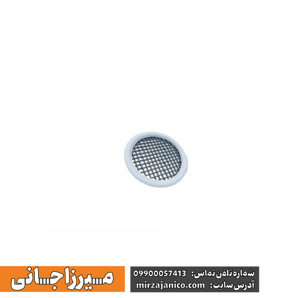 دریچه اگزاست هوای گرد مشبک آلومینیومی
