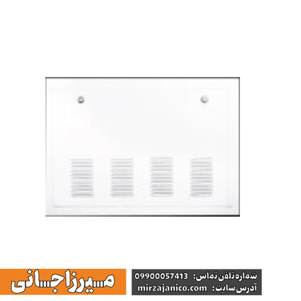 دریچه داکت اسپلیت آلومینیومی با درب شیار دار لولایی