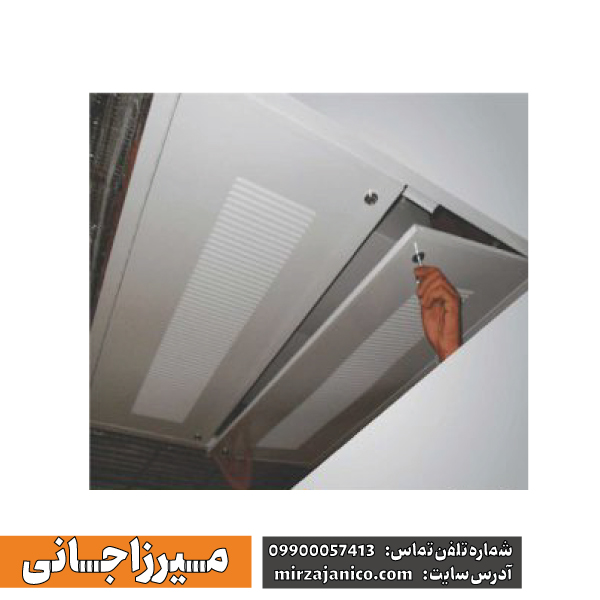 دریچه داکت اسپلیت آلومینیومی با درب شیاردار مختلط